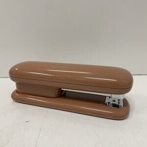 Eldon Vintage Office Stapler In Mauve Pink Coral Mid Century Modern Japan